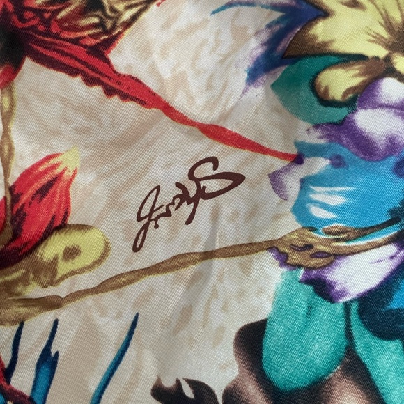 SHARIF Vacation Tote Lightweight Nylon Floral Print - Picture 4 of 7